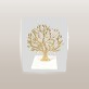 Gold Metal Tree Sculpture